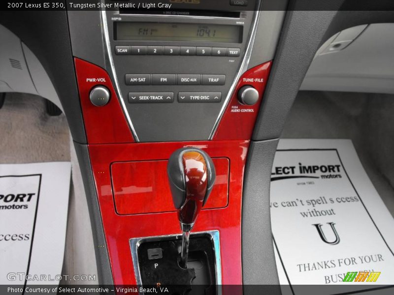 Tungsten Silver Metallic / Light Gray 2007 Lexus ES 350