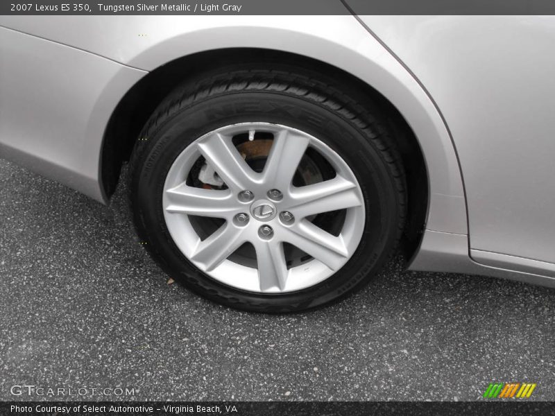 Tungsten Silver Metallic / Light Gray 2007 Lexus ES 350