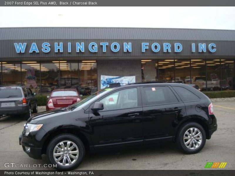 Black / Charcoal Black 2007 Ford Edge SEL Plus AWD
