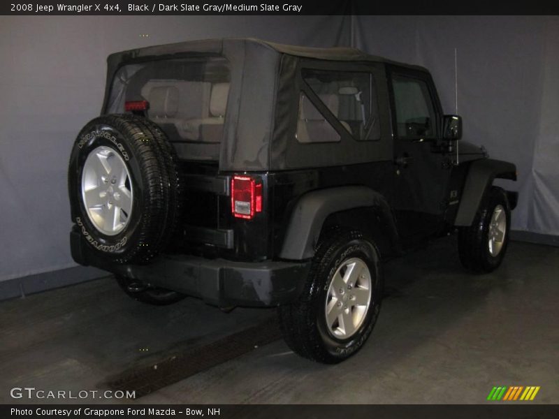 Black / Dark Slate Gray/Medium Slate Gray 2008 Jeep Wrangler X 4x4