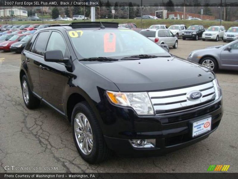 Black / Charcoal Black 2007 Ford Edge SEL Plus AWD