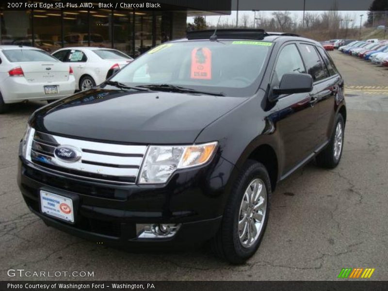 Black / Charcoal Black 2007 Ford Edge SEL Plus AWD