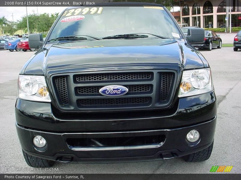 Black / Black 2008 Ford F150 FX4 SuperCrew 4x4