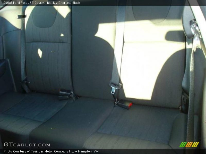 Black / Charcoal Black 2008 Ford Focus SE Coupe
