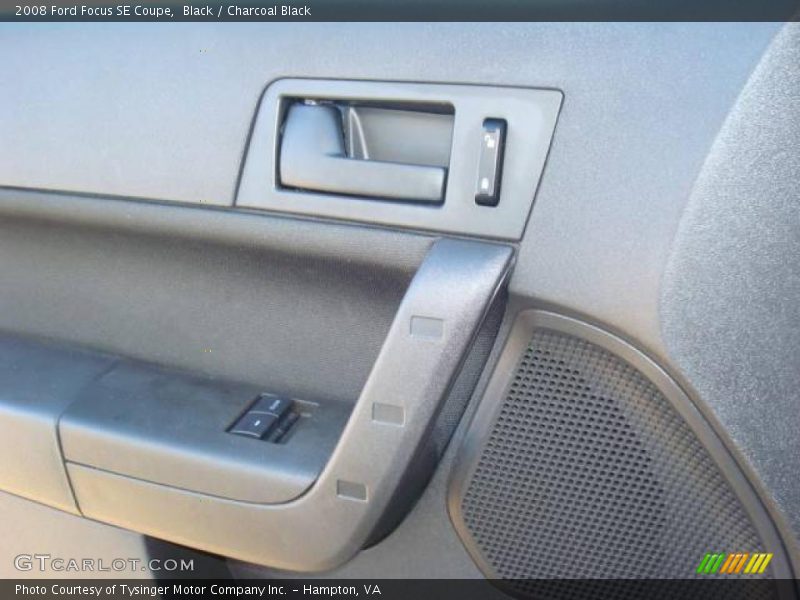 Black / Charcoal Black 2008 Ford Focus SE Coupe