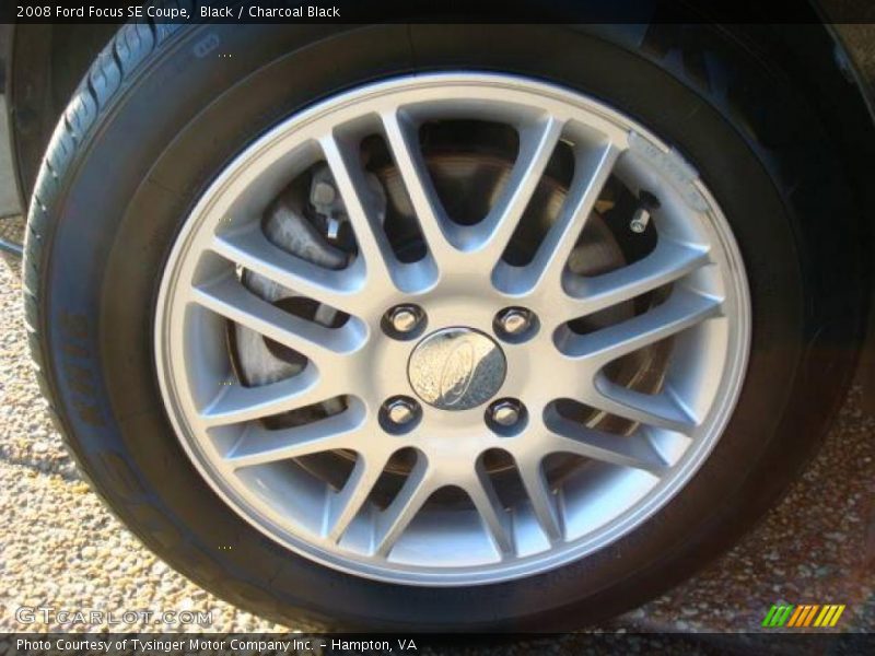 Black / Charcoal Black 2008 Ford Focus SE Coupe