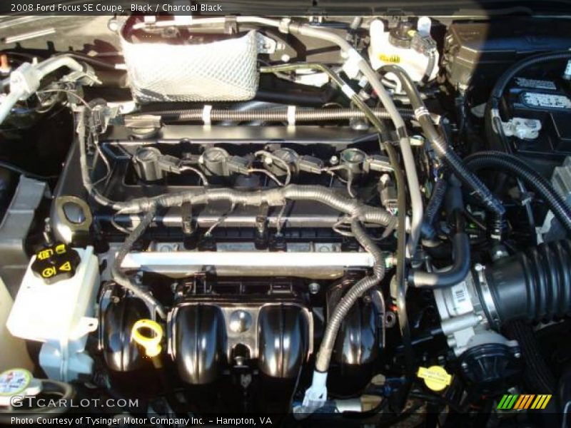 Black / Charcoal Black 2008 Ford Focus SE Coupe