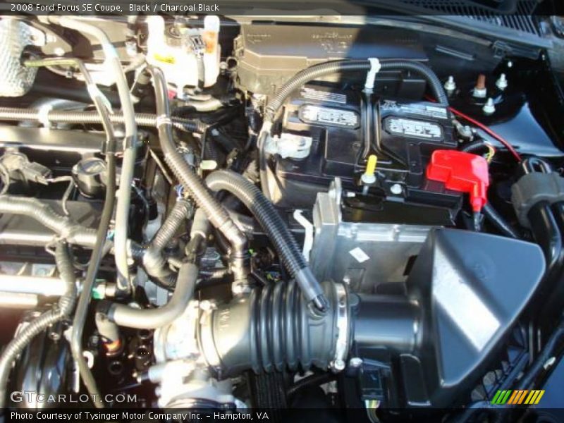 Black / Charcoal Black 2008 Ford Focus SE Coupe