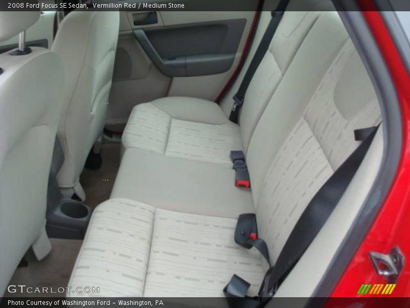 Vermillion Red / Medium Stone 2008 Ford Focus SE Sedan
