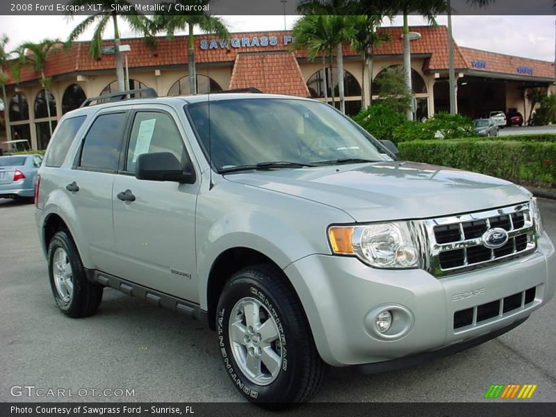 Silver Metallic / Charcoal 2008 Ford Escape XLT