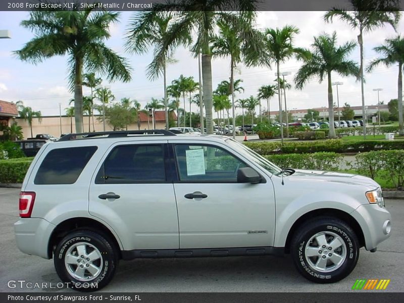 Silver Metallic / Charcoal 2008 Ford Escape XLT