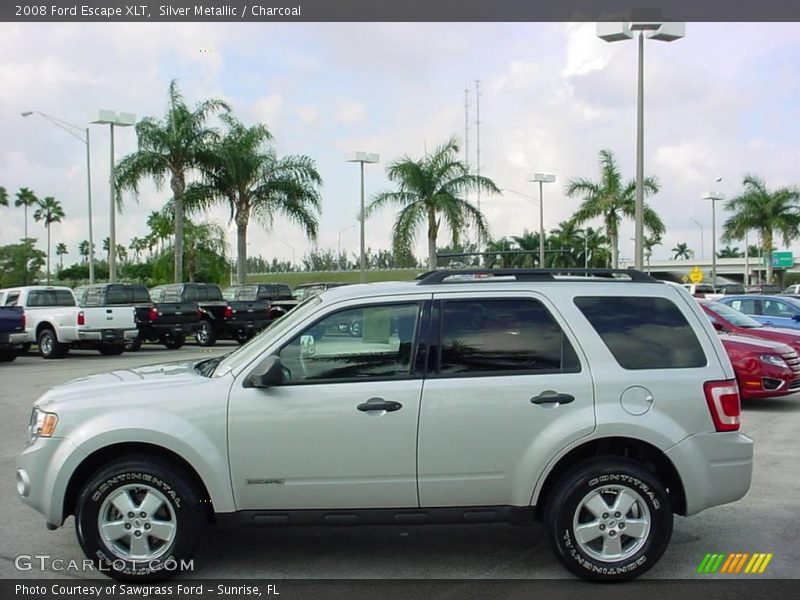 Silver Metallic / Charcoal 2008 Ford Escape XLT
