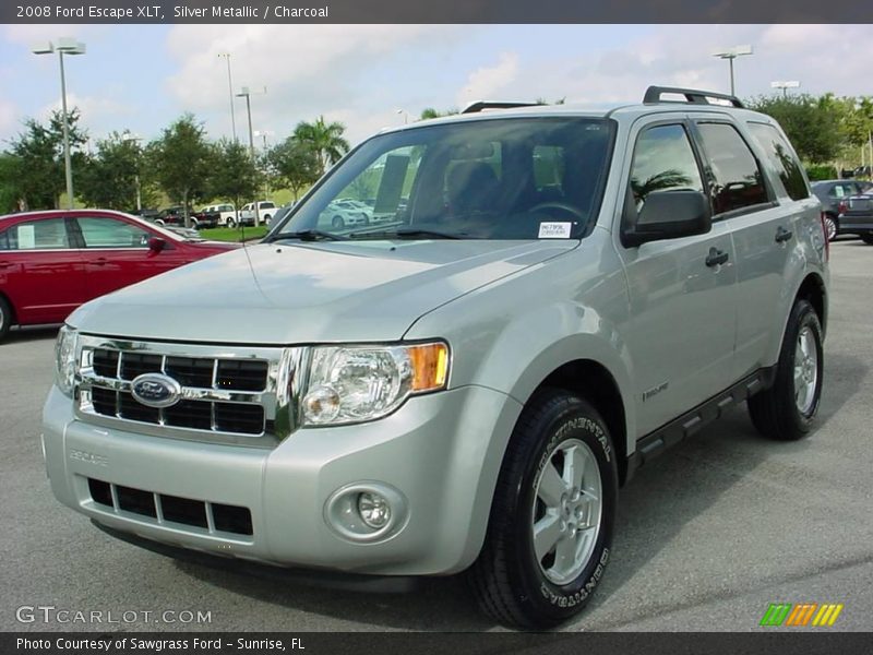 Silver Metallic / Charcoal 2008 Ford Escape XLT
