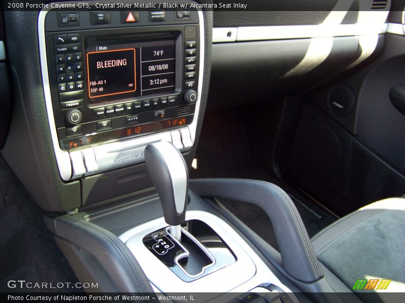 Crystal Silver Metallic / Black w/ Alcantara Seat Inlay 2008 Porsche Cayenne GTS