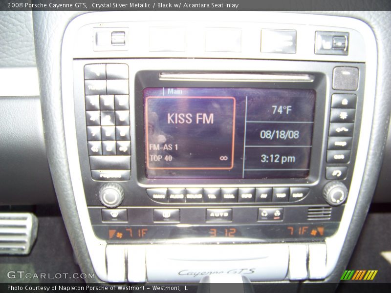 Crystal Silver Metallic / Black w/ Alcantara Seat Inlay 2008 Porsche Cayenne GTS