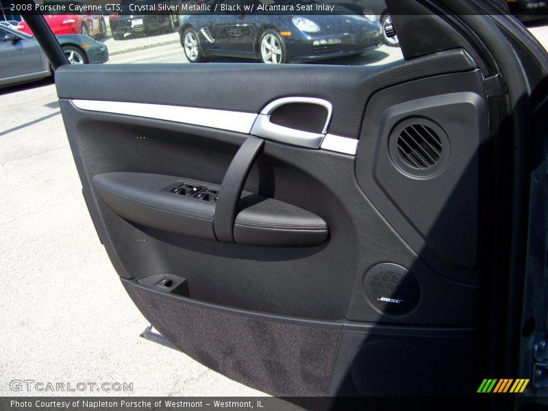 Crystal Silver Metallic / Black w/ Alcantara Seat Inlay 2008 Porsche Cayenne GTS