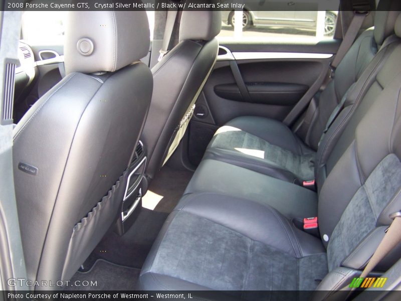 Crystal Silver Metallic / Black w/ Alcantara Seat Inlay 2008 Porsche Cayenne GTS