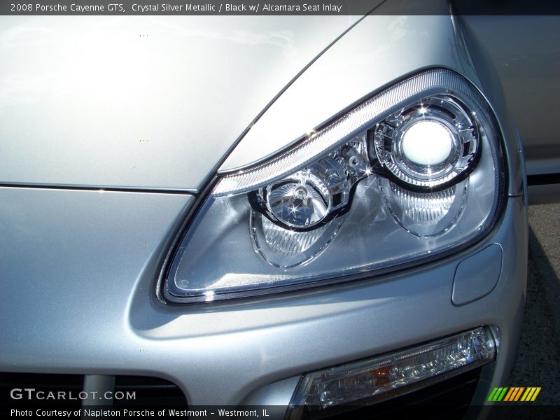 Crystal Silver Metallic / Black w/ Alcantara Seat Inlay 2008 Porsche Cayenne GTS