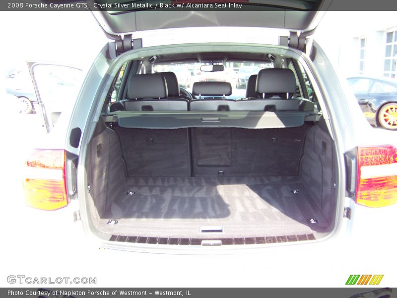 Crystal Silver Metallic / Black w/ Alcantara Seat Inlay 2008 Porsche Cayenne GTS