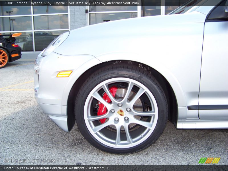 Crystal Silver Metallic / Black w/ Alcantara Seat Inlay 2008 Porsche Cayenne GTS