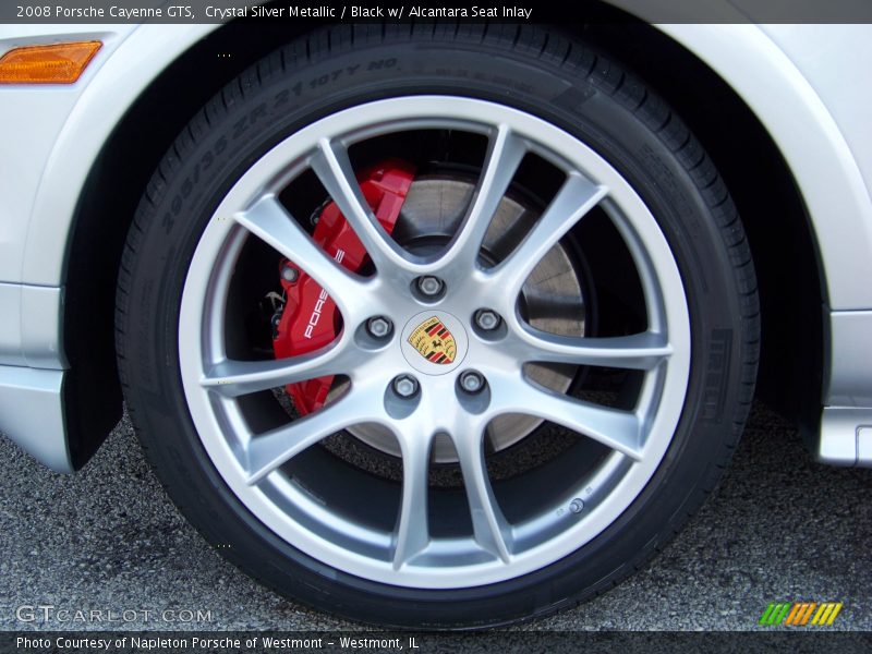 Crystal Silver Metallic / Black w/ Alcantara Seat Inlay 2008 Porsche Cayenne GTS