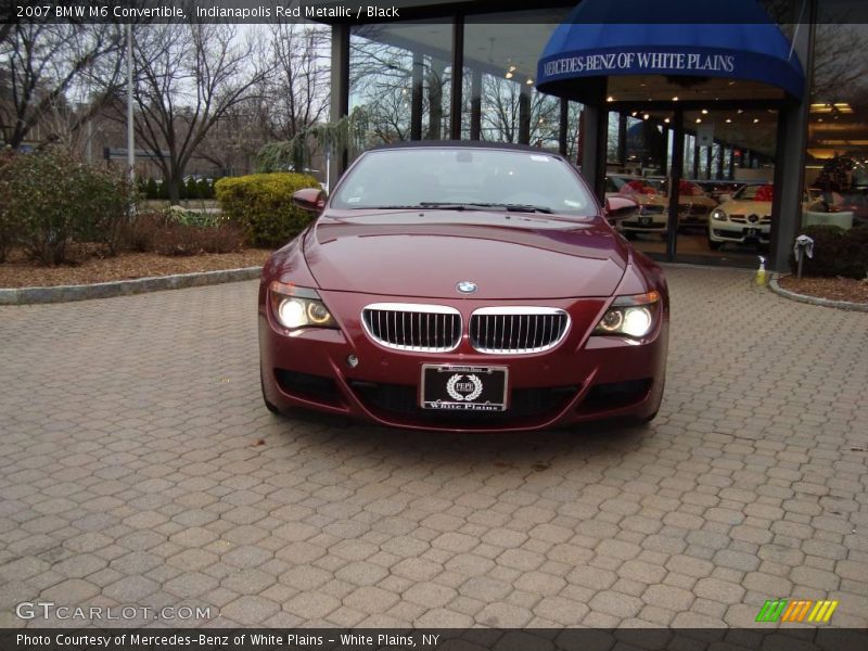 Indianapolis Red Metallic / Black 2007 BMW M6 Convertible