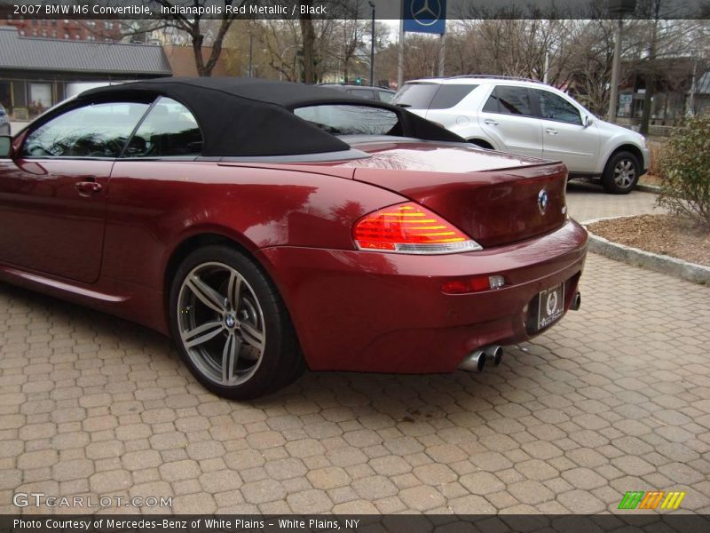 Indianapolis Red Metallic / Black 2007 BMW M6 Convertible