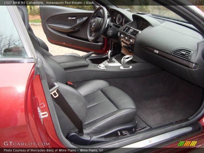 Indianapolis Red Metallic / Black 2007 BMW M6 Convertible