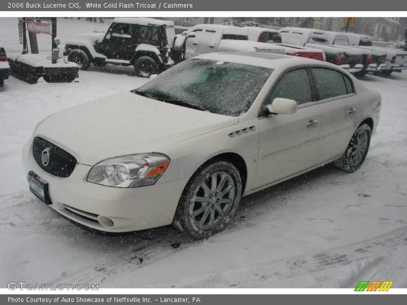 White Gold Flash Tricoat / Cashmere 2006 Buick Lucerne CXS