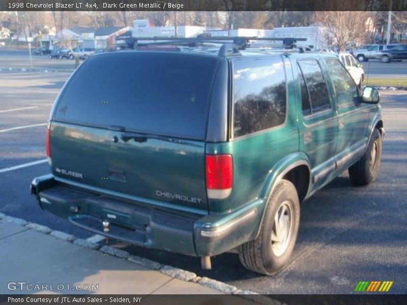Dark Green Metallic / Beige 1998 Chevrolet Blazer LT 4x4