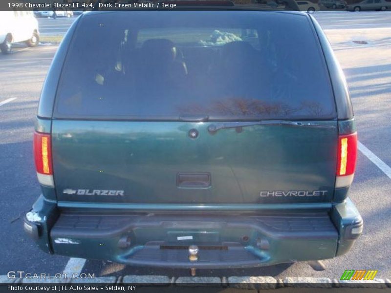Dark Green Metallic / Beige 1998 Chevrolet Blazer LT 4x4