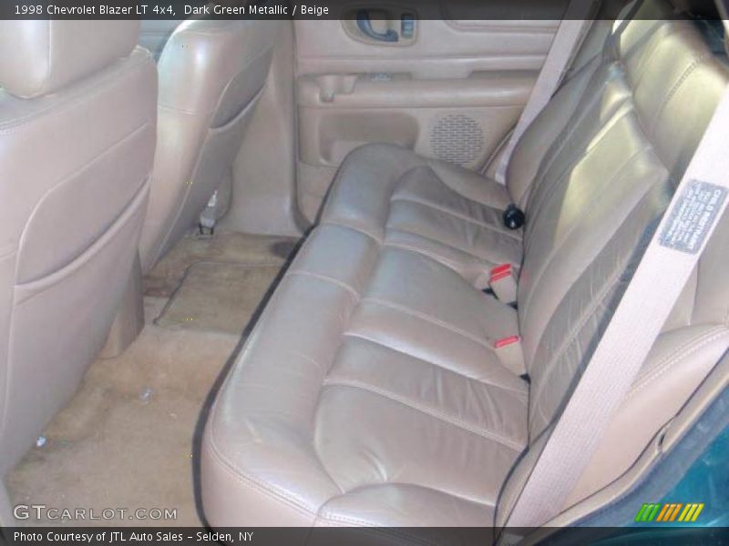 Dark Green Metallic / Beige 1998 Chevrolet Blazer LT 4x4