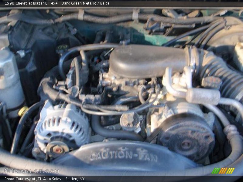 Dark Green Metallic / Beige 1998 Chevrolet Blazer LT 4x4