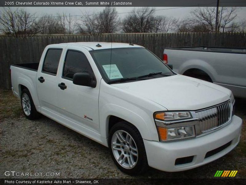 Summit White / Sandstone 2005 Chevrolet Colorado Xtreme Crew Cab