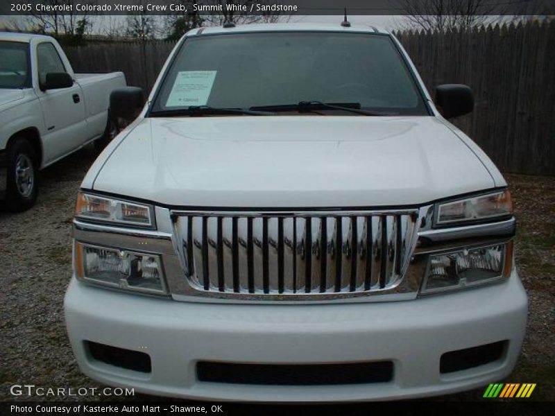 Summit White / Sandstone 2005 Chevrolet Colorado Xtreme Crew Cab