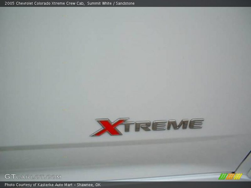 Summit White / Sandstone 2005 Chevrolet Colorado Xtreme Crew Cab