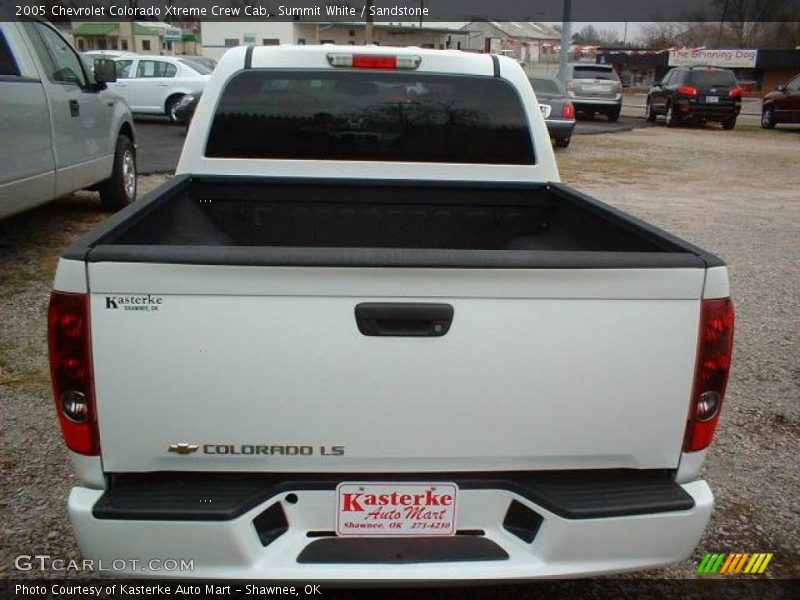 Summit White / Sandstone 2005 Chevrolet Colorado Xtreme Crew Cab