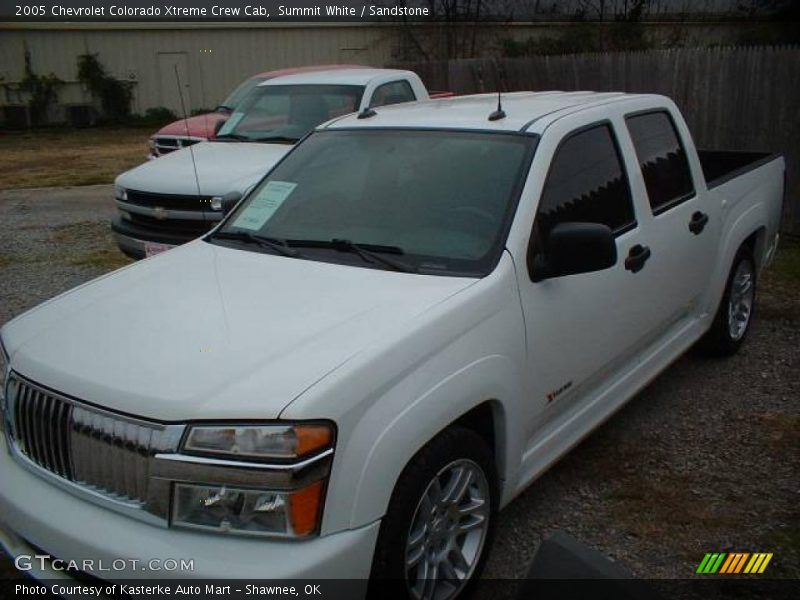 Summit White / Sandstone 2005 Chevrolet Colorado Xtreme Crew Cab