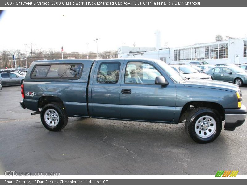 Blue Granite Metallic / Dark Charcoal 2007 Chevrolet Silverado 1500 Classic Work Truck Extended Cab 4x4