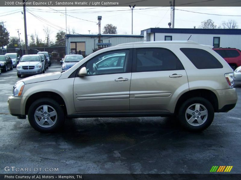 Sandstone Metallic / Light Cashmere 2008 Chevrolet Equinox LT