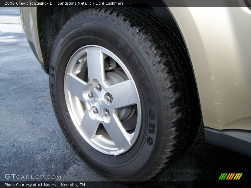 Sandstone Metallic / Light Cashmere 2008 Chevrolet Equinox LT
