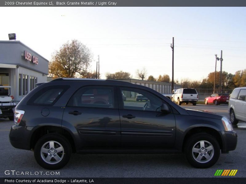 Black Granite Metallic / Light Gray 2009 Chevrolet Equinox LS
