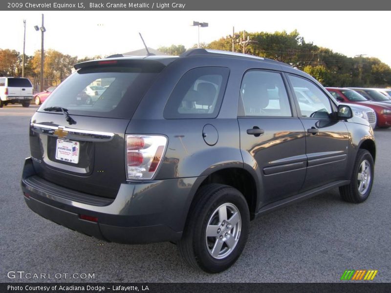 Black Granite Metallic / Light Gray 2009 Chevrolet Equinox LS