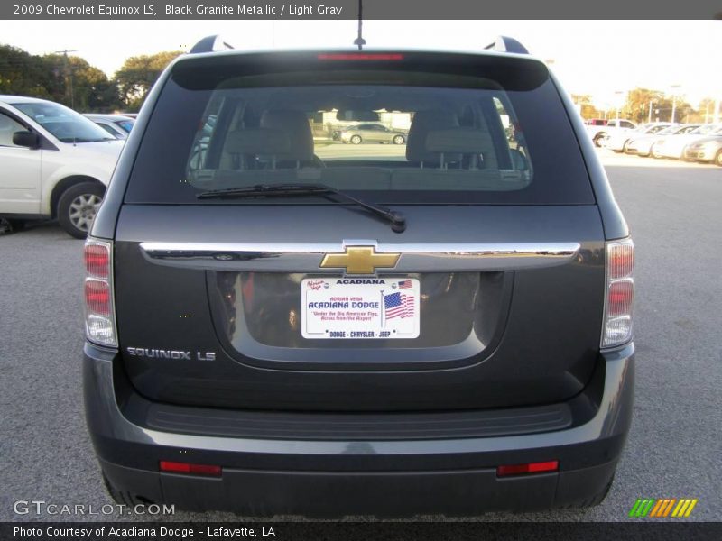 Black Granite Metallic / Light Gray 2009 Chevrolet Equinox LS