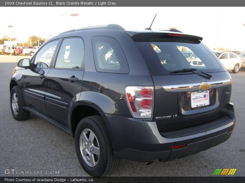 Black Granite Metallic / Light Gray 2009 Chevrolet Equinox LS