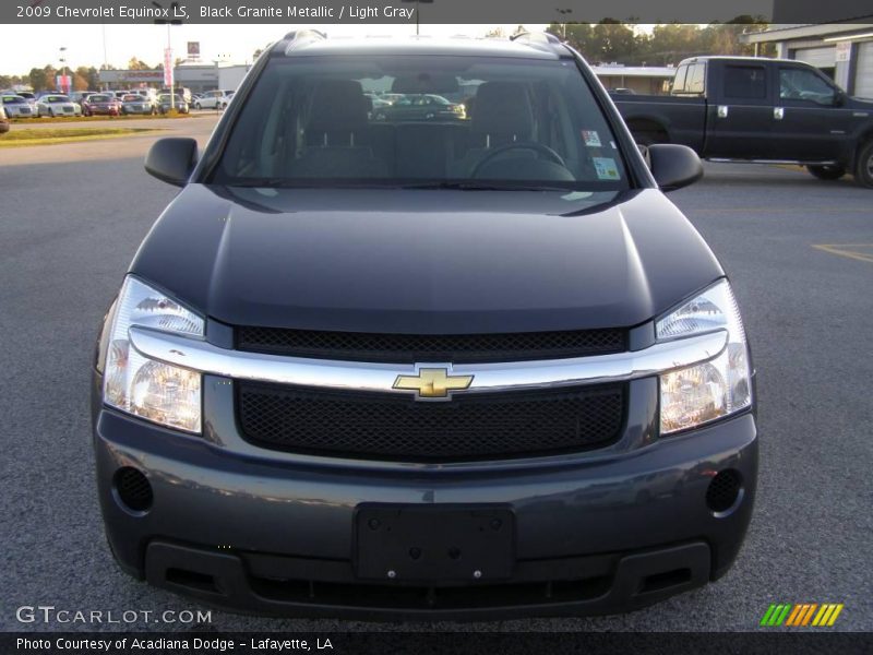 Black Granite Metallic / Light Gray 2009 Chevrolet Equinox LS