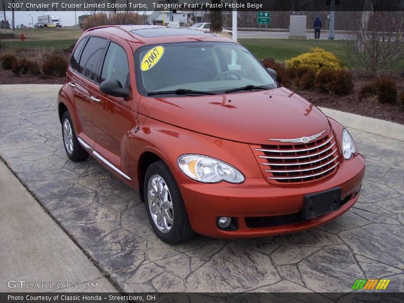 Tangerine Pearl / Pastel Pebble Beige 2007 Chrysler PT Cruiser Limited Edition Turbo