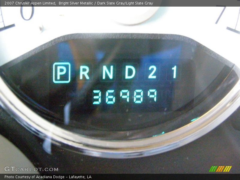 Bright Silver Metallic / Dark Slate Gray/Light Slate Gray 2007 Chrysler Aspen Limited