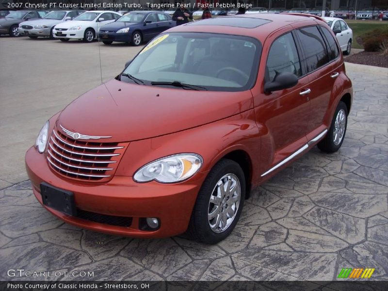 Tangerine Pearl / Pastel Pebble Beige 2007 Chrysler PT Cruiser Limited Edition Turbo