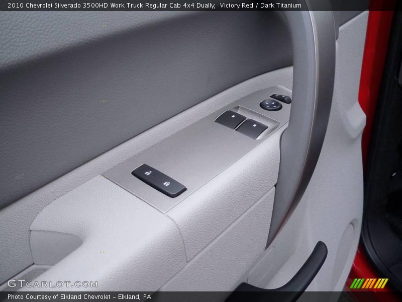 Victory Red / Dark Titanium 2010 Chevrolet Silverado 3500HD Work Truck Regular Cab 4x4 Dually